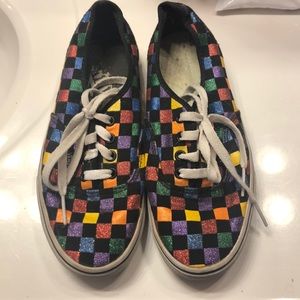LIMITED ED. RAINBOW CHECKERED VANS